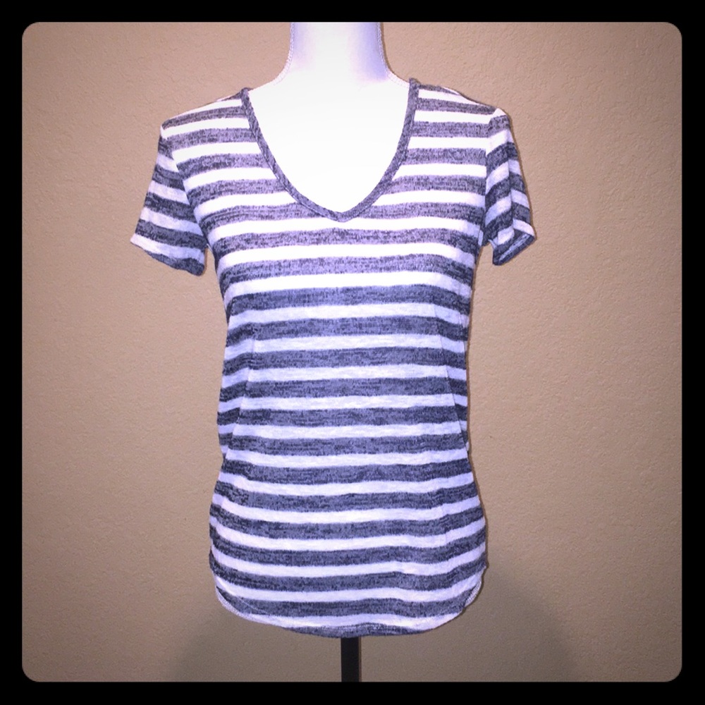 Women’s Navy Blue & White Top